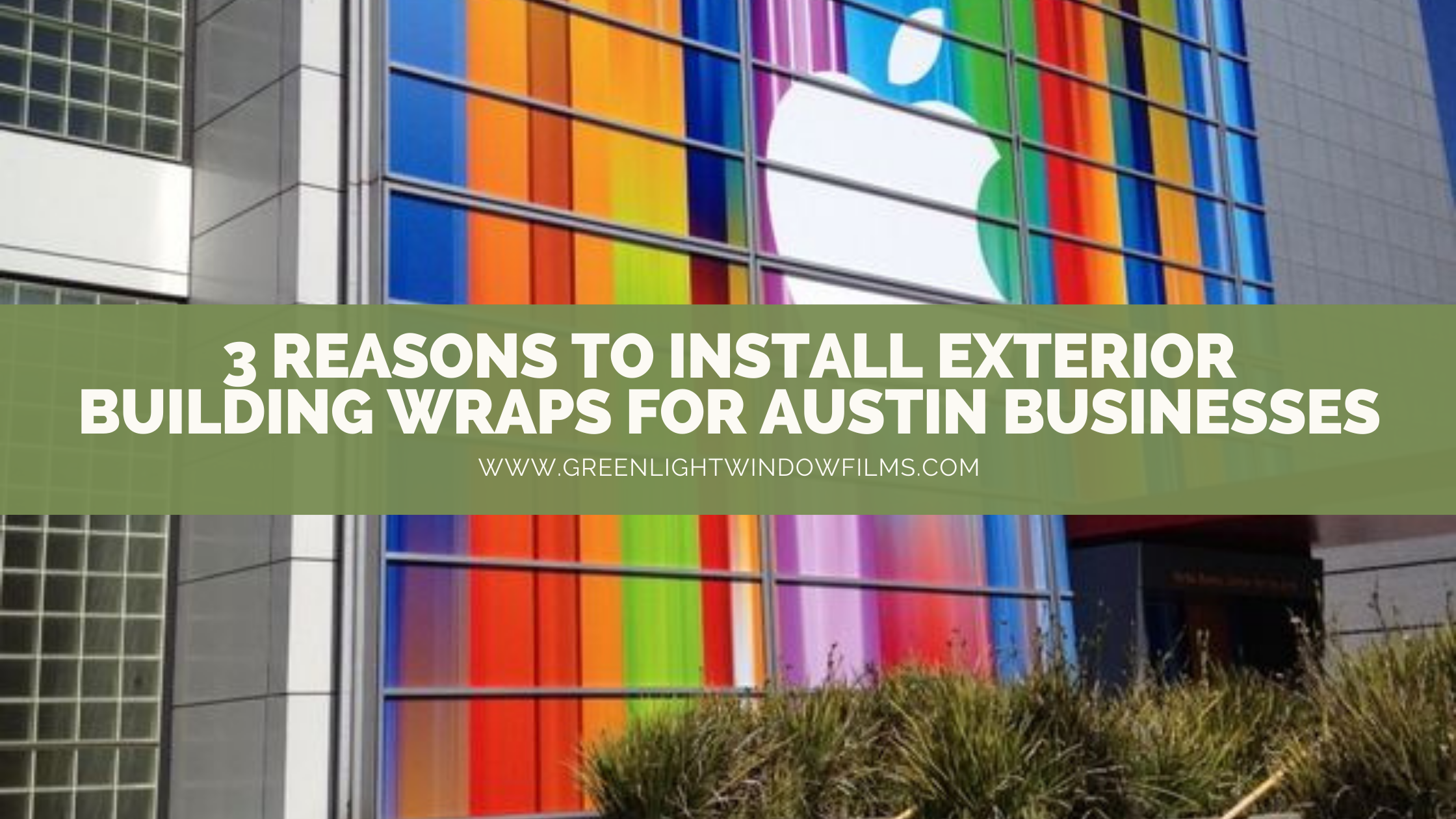exterior building wraps austin businesses