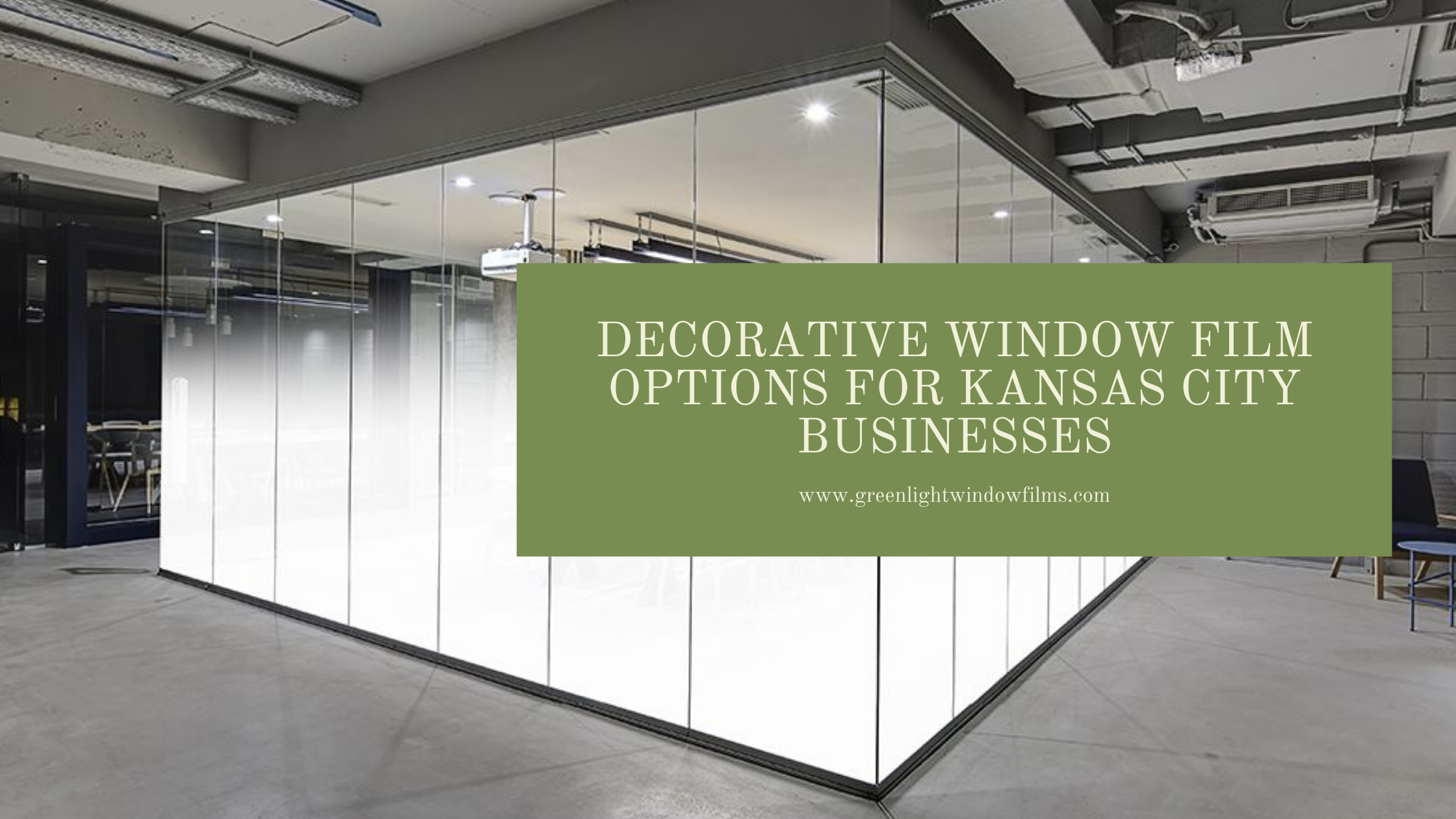 decorative window film options kansas city businesses