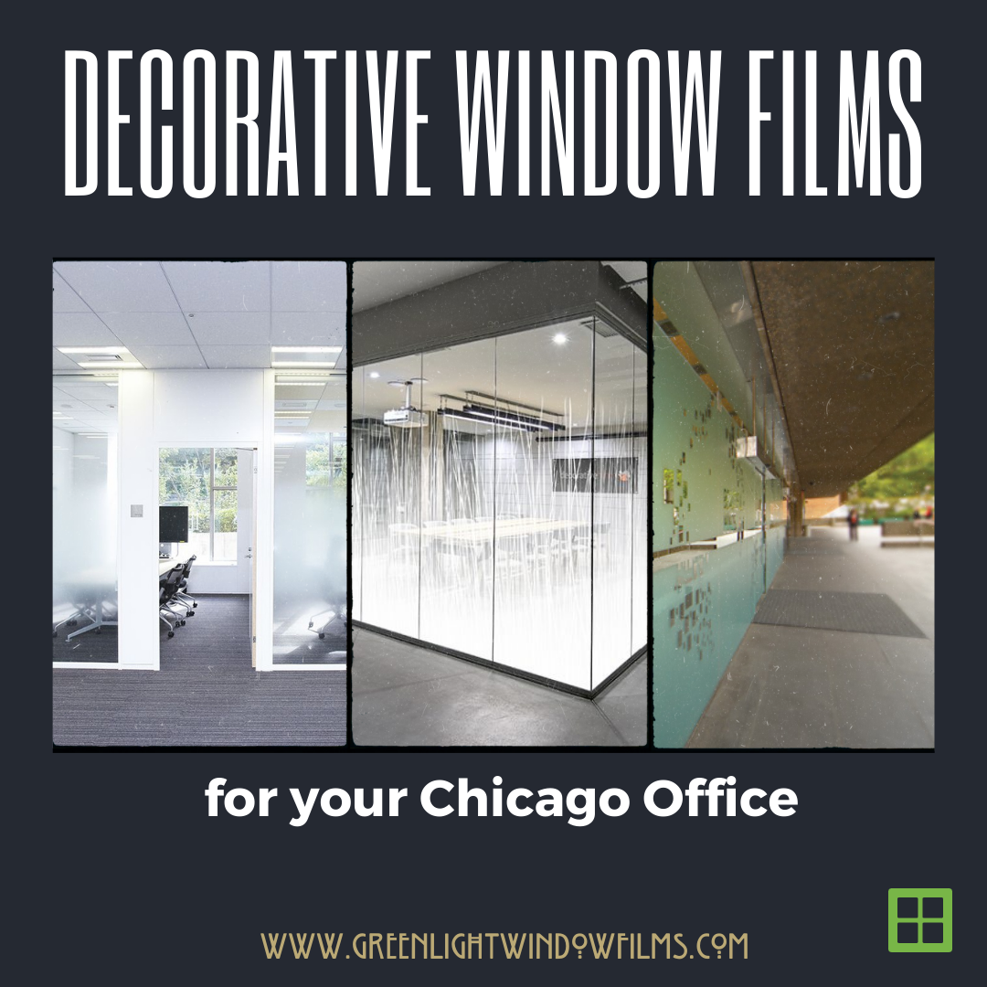 decorative window films chicago office