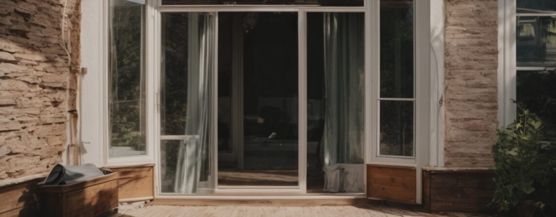 Home with broken windows illustrating security window film benefits