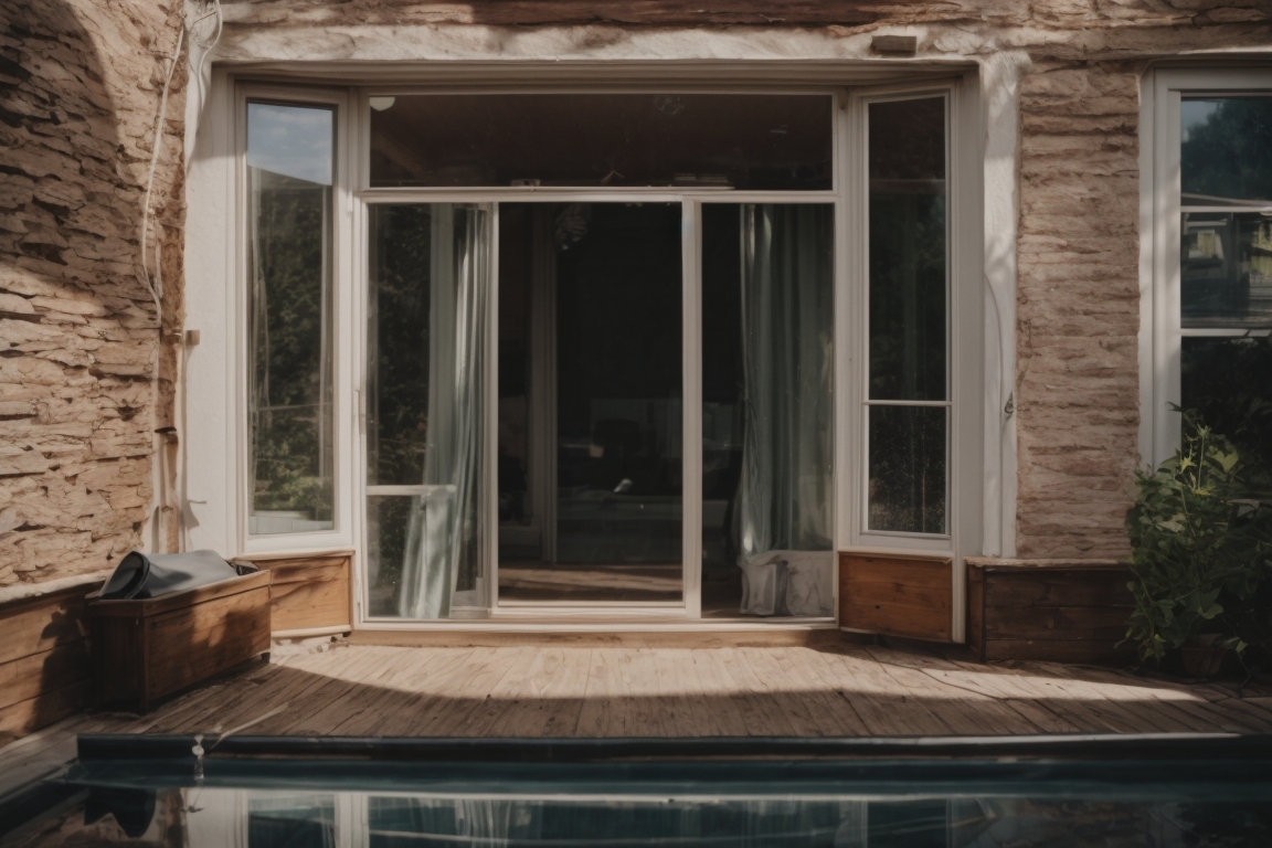 Home with broken windows illustrating security window film benefits