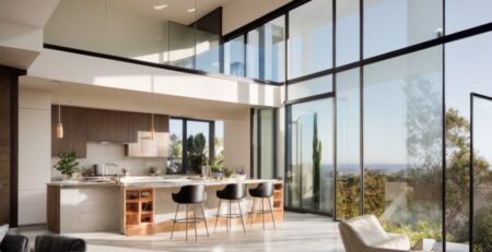 San Diego home interior with UV protective window film